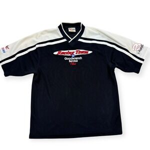 Vintage NASCAR Racing Shirt Mens L Black Chase Dale Earnhardt Goodwrench